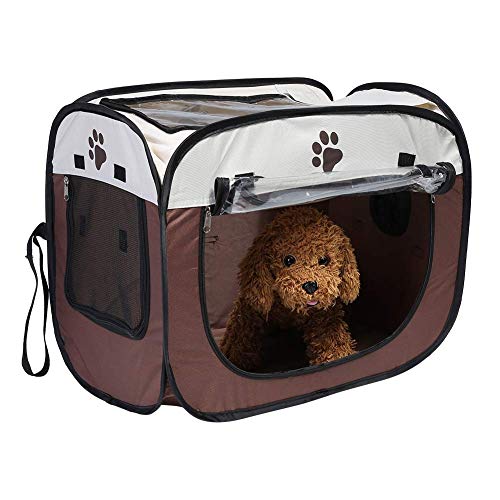 Pet Hair Drying Box Portable Folding Puppy Dryer Cage Hands-Free Doggy Grooming Hair