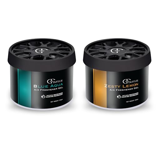 Image of Car freshener (Blue Aqua & Zesty Lemon), Gel, 1 Count