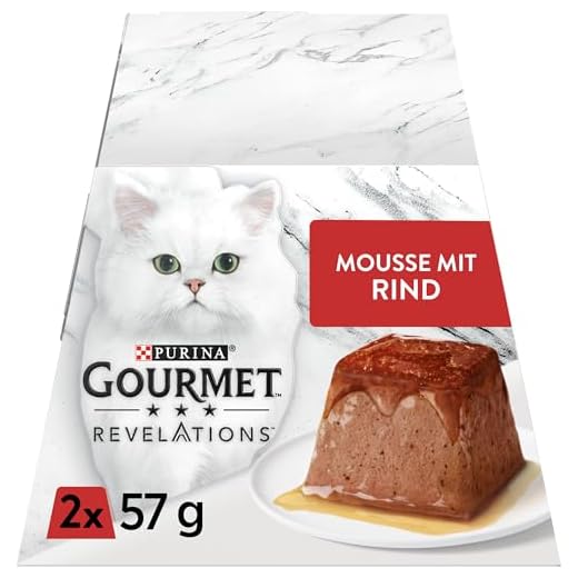 Gourmet Mousse für Katzen mit Rind