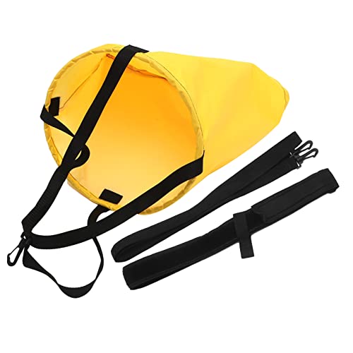 Toddmomy Swimming Resistance Parachute Training Kit Swim Belt and Yellow Water Pouch Pool Exercise Equipment for Adults Swim Accessories and Strength Training
