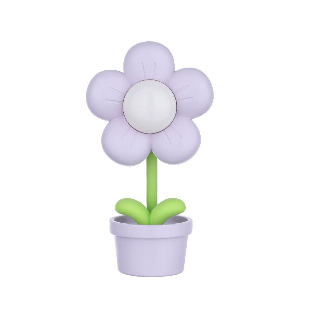 ZENY896V Bedside Lamps Sunflower Night Light, Cute and Versatile Home Decor Decoration, Atmosphere Desk Lamp Gift Home Decor(Purple)