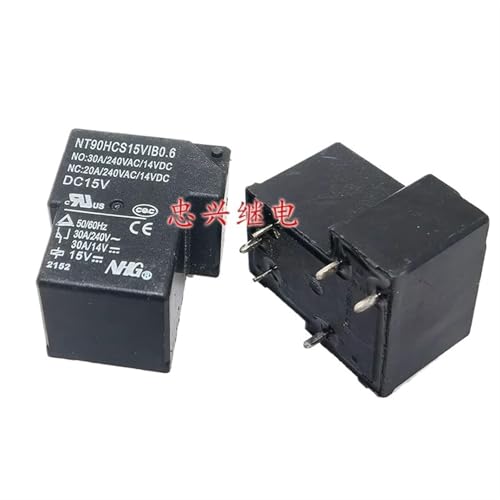 Relais NT90HCS15VIB0.6 DC15V 30A pour stopper les pannes électriques à 6 broches