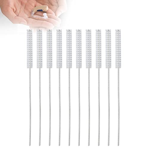 Kits De Limpieza De Audífonos, Cepillo De Limpieza De Audífonos 10pcs 0.1in Cepillo De Ventilación De Ayuda Para Limpiezas Universales Cabello De Nailon Limpieza De Audífonos Cepillo Accesorios De Ayu