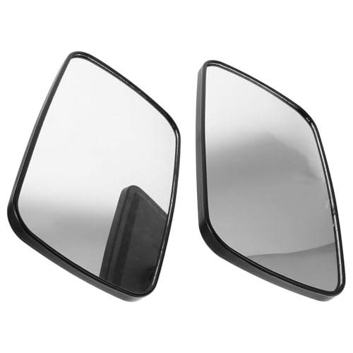 Rétroviseurs latéraux universels miroir de sécurité plastique et verre noir 2pcs