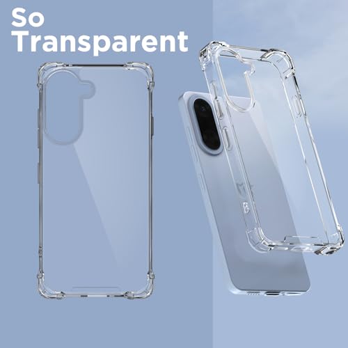 Image of Pikkme Back Cover for OnePlus Nord Ce 5 5G PC + TPU Clear Transparent Raised Edges Shockproof Protective Phone Bumper Case(Transparent)