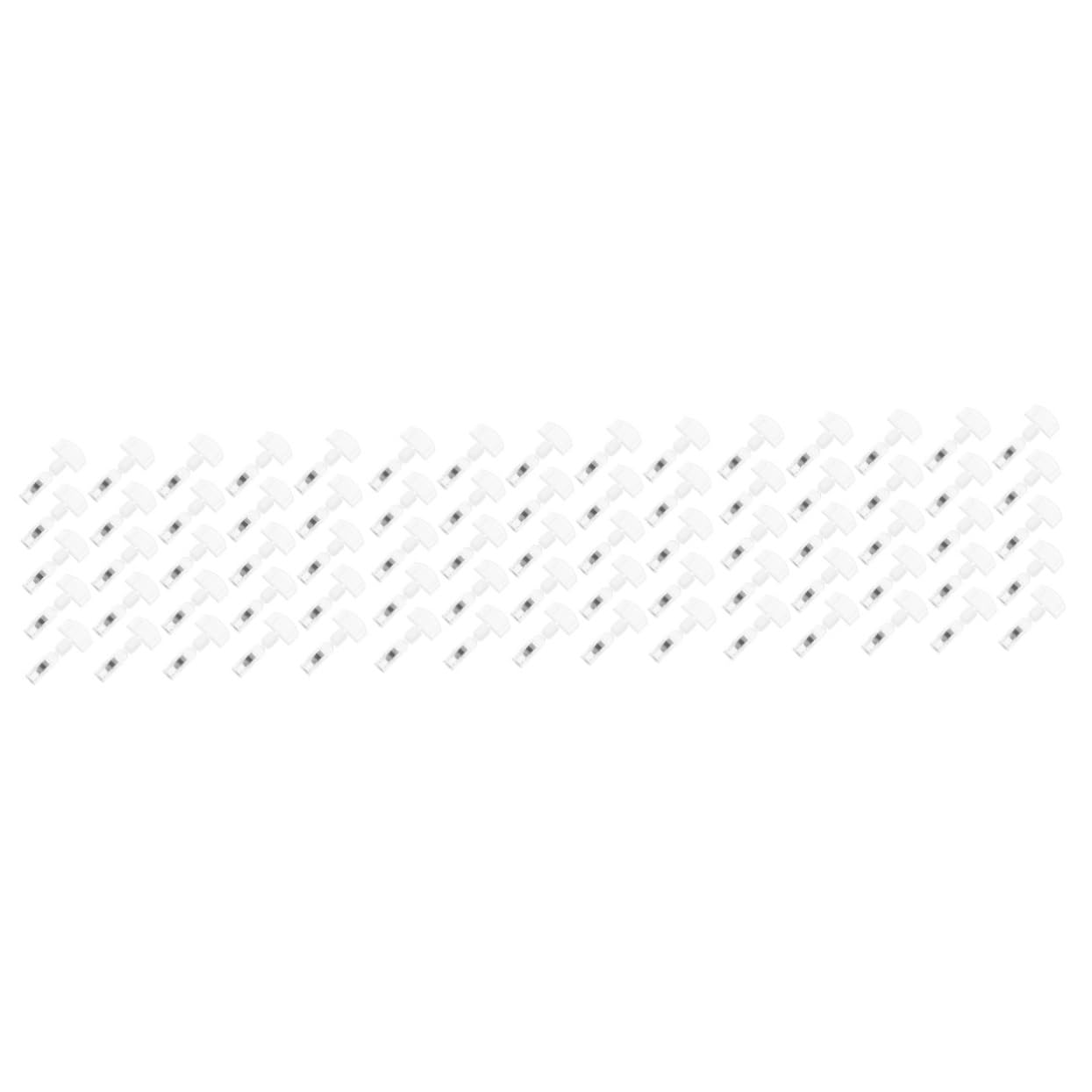 Ciieeo 75 Pz Clip Pubblicitaria Pop Del Prezzo Della Merce Etichette Di Visualizzazione Prezzi Espositore Da Tavolo Vedere Al Dettaglio Segni C7 Acrilico Regolabile Clip Da Scaffale