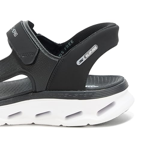 Image of Skechers mens Hands Free Slip-ins Go Walk Glide Step 2.0 Quarter Strap Sandal
