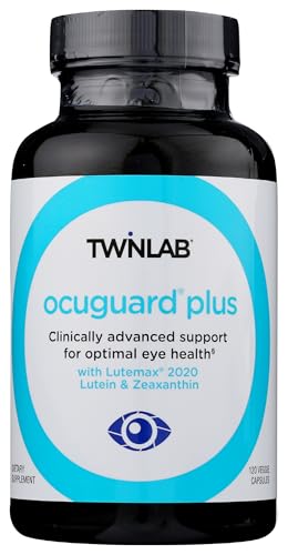 Twinlab Ocuguard Plus - Eye Supplement with Zinc, Vitamin A, C & D - 120 Veggie Capsules