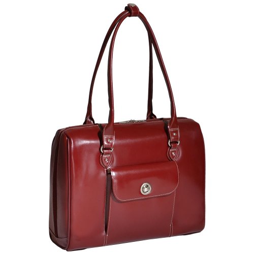 McKleinUSA MARYCREST 96846C Red Ladies' Laptop Tote
