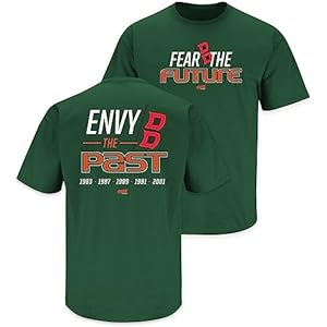 Fear The Future T-Shirt for Miami College Fans (SM-5XL) (Forest Green Short Sleeve, X-Large)
