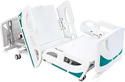 Cama Hospitalar Motorizada 1040.T Luxo 8 Movimentos Com Elevação de Leito e Posição Poltrona Segurança e Conforto Para Idosos
