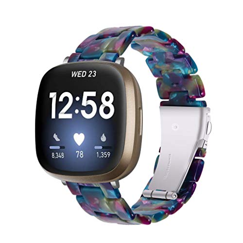 Fitbit Versa 4/Sense 2 ohΉ Xgbv Y fB[X ߉\ȃEHb`oh pXgoh Fitbit Versa 4/Sense 2 X}[gEHb`p (J[ 13)