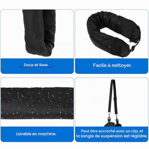 Coussin De Voyage Avion : Coussin de Voyage a Remplir, Coussin Voyage a Remplir en Forme de U (... – Image 5
