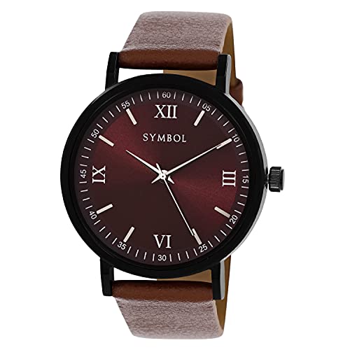 Image of Amazon Brand - Symbol Analog Men's Watch (Dial Colored Strap)