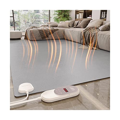 Tappeto riscaldato per interni, scaldapiedi elettrico con tecnologia a cristalli di carbonio, per ufficio e casa, comfort