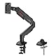 KOORUI KR20Y Monitor Halterung für Flach & Curved Bildschirme, VESA 75 & 100 mm Tischhalterung, Höhenverstellbar mit Neigungen, Schwenken, Dreht, Erhöhte Tragfähigkeit von 2-9 kg