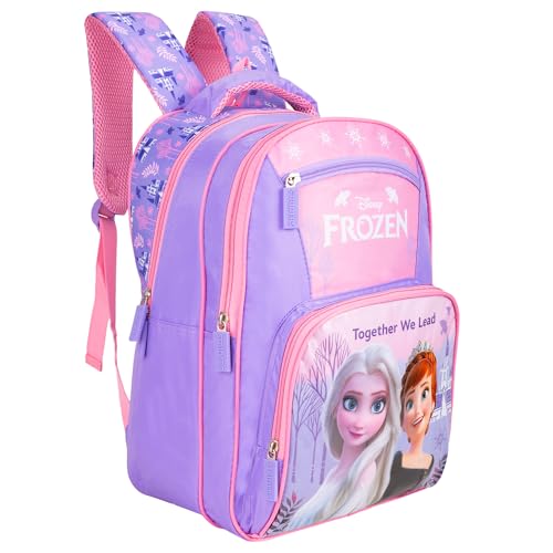 Image of Frozen Princess School Bag for Kids 16 Inch Girls Backpack with Spacious Compartments