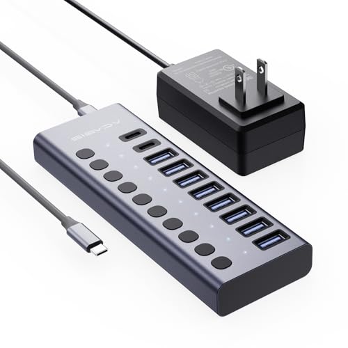 ACASIS 10-Port USB 3.2 Hub with 2x USB-C
