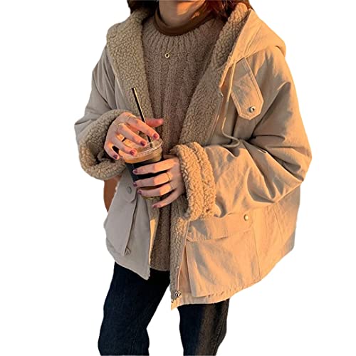 Veste d'hiver surdimensionnée idéale pour les sorties citadines et balades de week-end