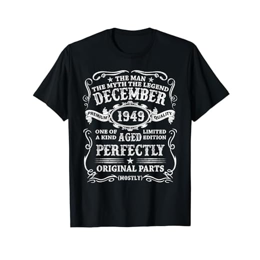 Diciembre 1949 75 Años Cumpleaños Hombre Fabricado En 1949 Camiseta