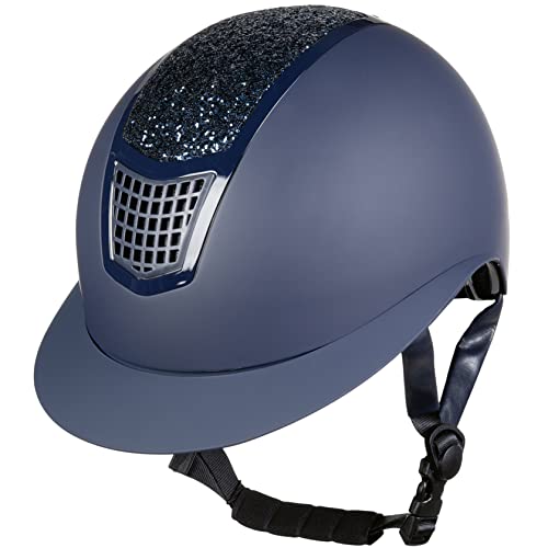 Casco de equitación HKM Glamour Shield para entrenamientos diarios