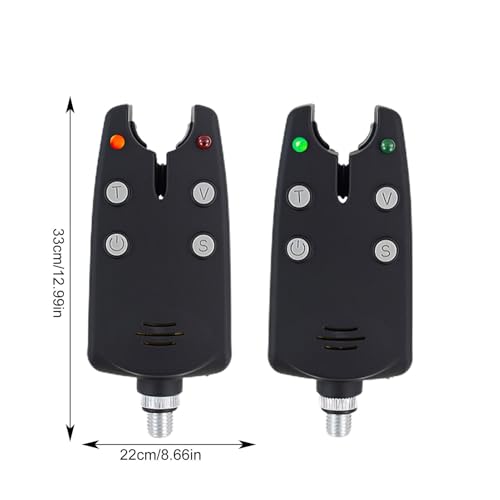 Avertisseurs de bouffée de canne à pêche portables et légers à haute sensibilité LED - 6