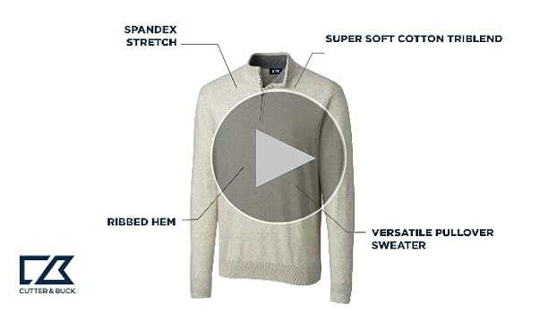 ヘンダーソン 20/21 CLフルパッチ CWC正規品 Cutter & Buck Men's Machine Washable Lakemont Half-Zip