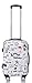 Produktbild Reise Koffer Trolley mit Polycarbonat ABS Hartschale und Motiv BB (2: 45 Liter - Gr. M, Happiness)