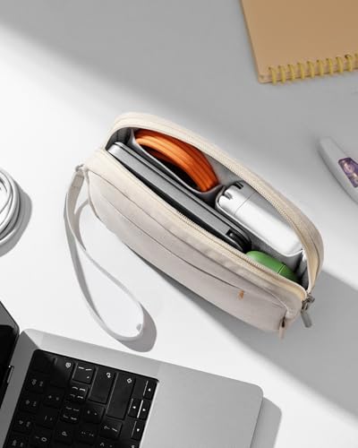 Inateck Kabeltasche Elektronik Organizer, Spritzwasserfester Reise Zubehör Tasche, Kompatibel mit Maus, USB Stick