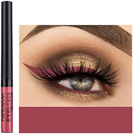 Coloured Eyeliner, Matte Liquid Eyeliner, Blue Eyeliner Long-Lasting Waterproof Liquid Eye Liner, Highly-Pigmented Colourful Eyeliner for Eye Makeup Tools, Black, White, Brown(Only Royalbue)