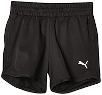 PUMA Girl's Active Shorts, Black, Medium