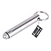 CyberDyer Stainless Steel Mini Portable Keychain Pen Tungsten Steel Survival Defense Tool Glass Breaker (Silver)