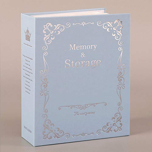 Livre de mariage bleu et album photo personnalisé pour offrir un cadeau de mémoire