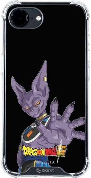 Skinit Clear Phone Case Compatible with iPhone 16e - Officially Licensed Dragon Ball Super Goku Design