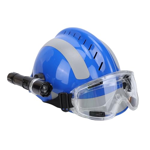 Casco de rescate con correa ajustable y alta visibilidad 6