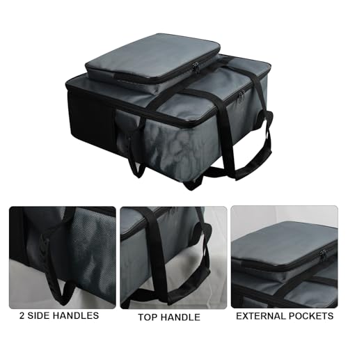 Image of Carrying Bag for Ninja SLUSHi Slushie Machine FS301,Slushy Maker Bag | Portable Storage Bag for Frozen Drink Maker, Protector for Machine Accessories (Front-Opening)