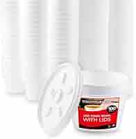 Stock Your Home 4 Ounce Foam Bowls with Lids (100 ... - Amazon.com