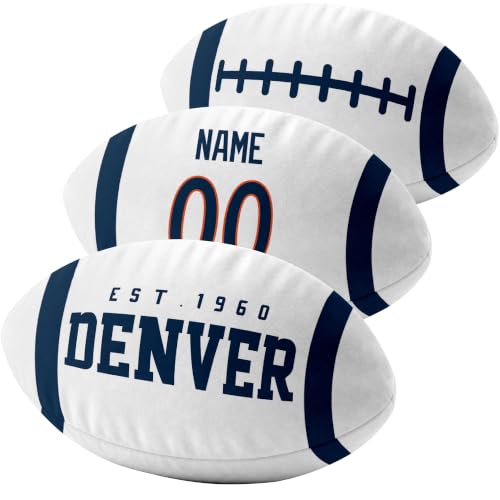 Image of ANTKING Denver Throw Pillow 2 Packs Custom Name Number Gifts
