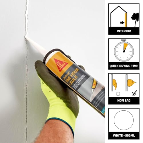 Sika Everbuild Everflex 125 One Hour Cartridge - 125C3, wit, 300 ml