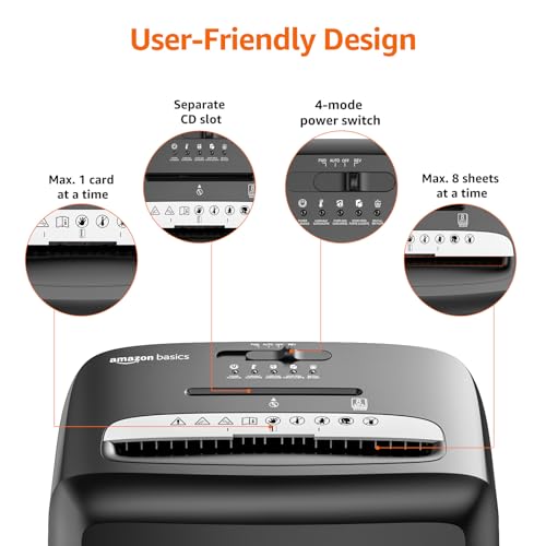 Amazon Basics C217-C US Micro Cut Paper Shredder, Cd thumb #1