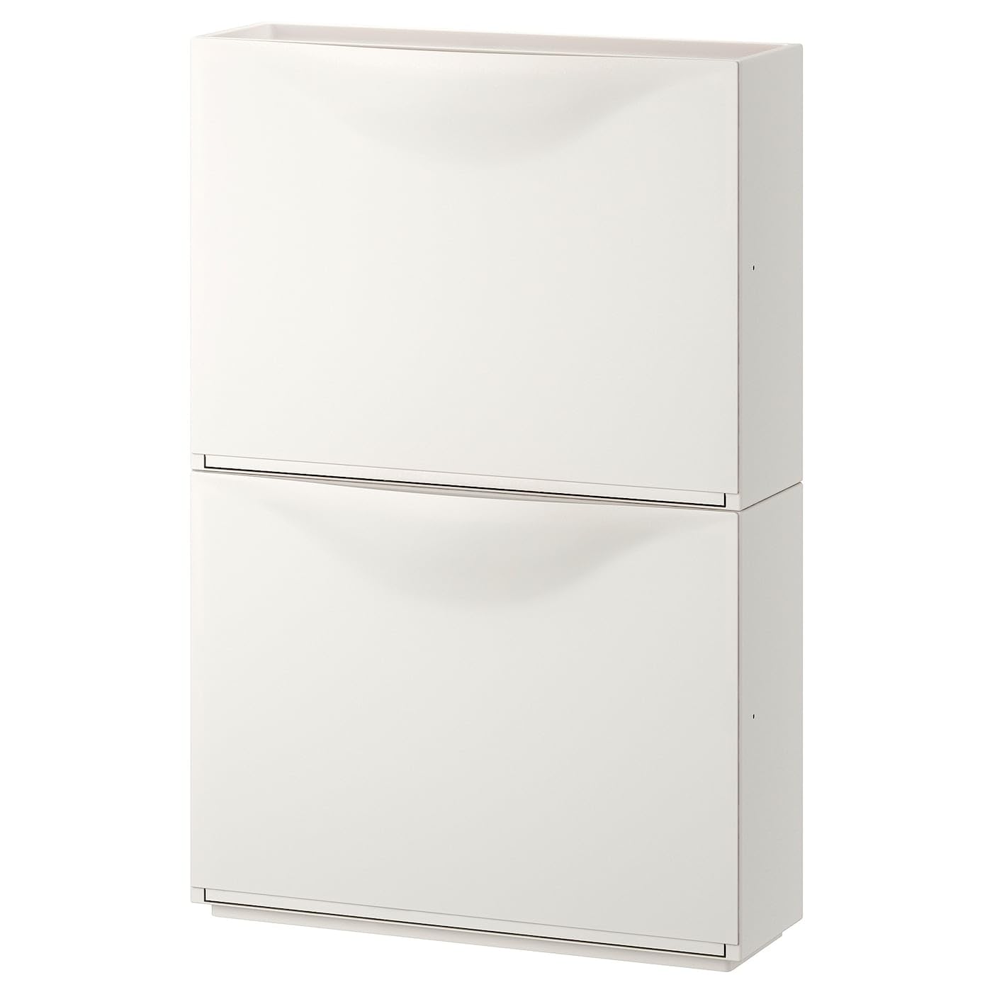 BS CaseIkeaa Trones Shoe Storage Cabinet, White, 52x18x39 cm, Compact Design for Small Spaces