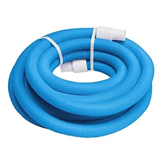 Gre 770322 - Manguera De 2 Terminales Para Limpiafondos De Piscina, Compatible Con Limpiafondos De Aspiración Gracias A Sus Conexiones Estándar De Ø32 Mm, 7 M