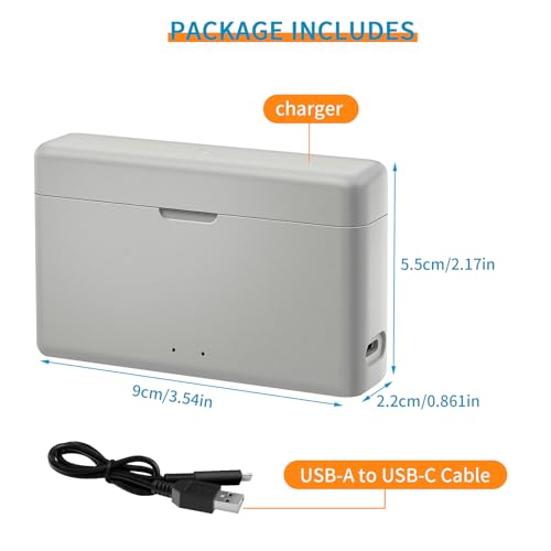 Cargador USB doble para cámara de acción con protecciones inteligentes contra sobrecarga 7