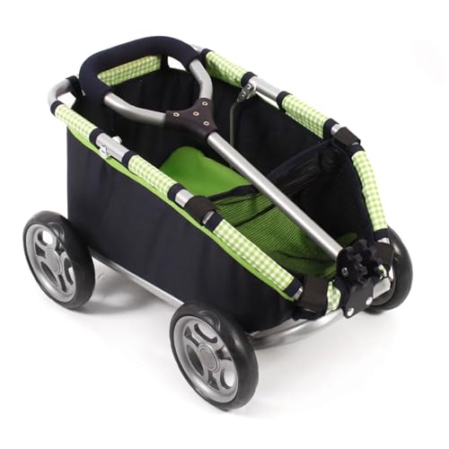 Bayer Chic 2000 660 16 - Ziehwagen Skipper für Puppen, Teddys und Spielzeug, 46 x 30 x 29 cm, Schwarz