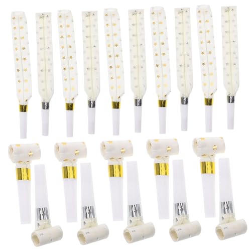 iplusmile 20piezas Silbato Fiestas De Cumpleaños De Plástico Silbatos y Regalos Fiestas Divertidas