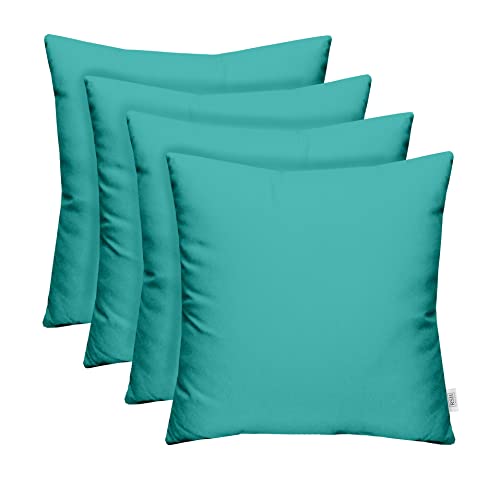 RSH DECOR: Sunbrella Square Throw Pillows Set of 4 | 17' x 17' | Water and Fade-Resistant...