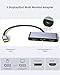 3 Port DisplayPort 1.4 Splitter - DisplayPort MST Hub Monitor Splitter, Supports Single 8K, Dual 4K 120Hz, 60Hz and 1080p 60Hz - Windows Only