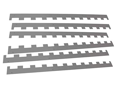 Castellated Spacers - 11 Frame - Three Pairs - Gavlanised Steel - Beehive Frame holder