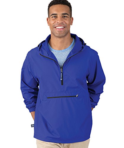 Image of Charles River Apparel Unisex Pack-N-Go Pullover, Lightweight Packable Anorak Windbreaker for Men and Women