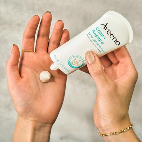 Image of Aveeno Calm + Restore Skin Therapy Balm, Fragrance-Free, 1.7 Ounce (Pack of 12)
